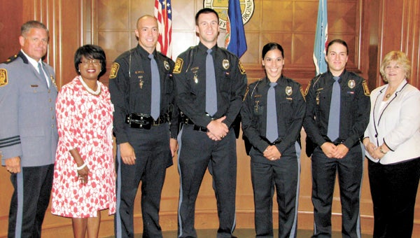 New officers take oath The Suffolk News Herald The Suffolk News Herald