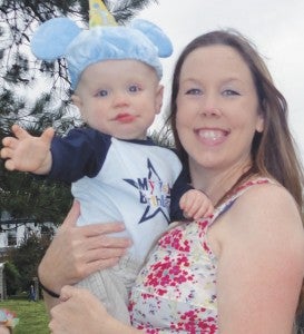 Amber Vann holds her son, Caleb, whom doctors initially said wouldn’t survive birth. His success has inspired a new organization called Caleb’s Ark.