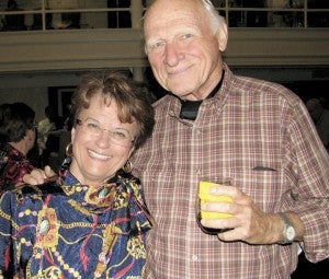 Caroline Martin and George Staudter wait for the live auction to start at the 2012 Art d’Vine at the Suffolk Center for Cultural Arts. This year’s event is set for Sept. 27.