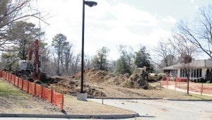 Site work was underway Monday where Bennett’s Creek Veterinary Care is building a new clinic on Bridge Road.