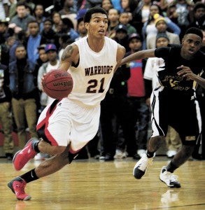 Nansemond River High School senior Devon Oakley helps his team restore its confidence with a comeback win over visiting King’s Fork High School on Friday.