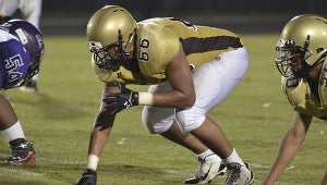 Recently graduated King's Fork High School standout George Reid needed only one year of varsity football to draw the interest of college programs. He will be playing this fall for the University of Virginia's College at Wise. (Danny Haymond photo)