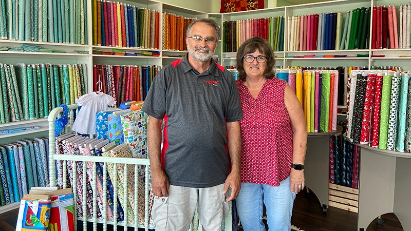Quilting store opens at new location