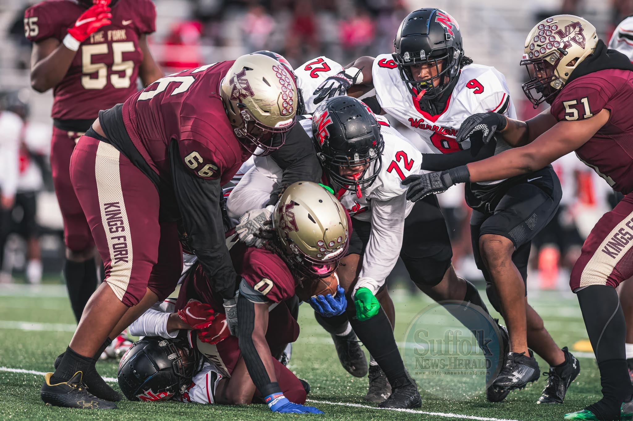 Friday night highlights  No. 13 Cox outlasts No. 12 Bayside with  last-second TD, Nansemond River routs Deep Creek – The Virginian-Pilot