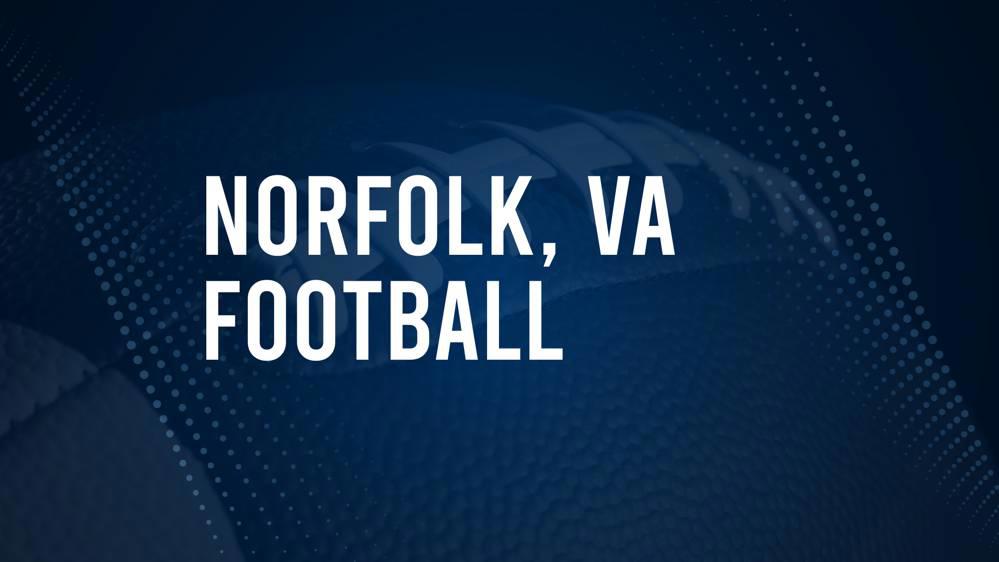 How to watch Norfolk, VA high school football games live stream – August 30 – September 2