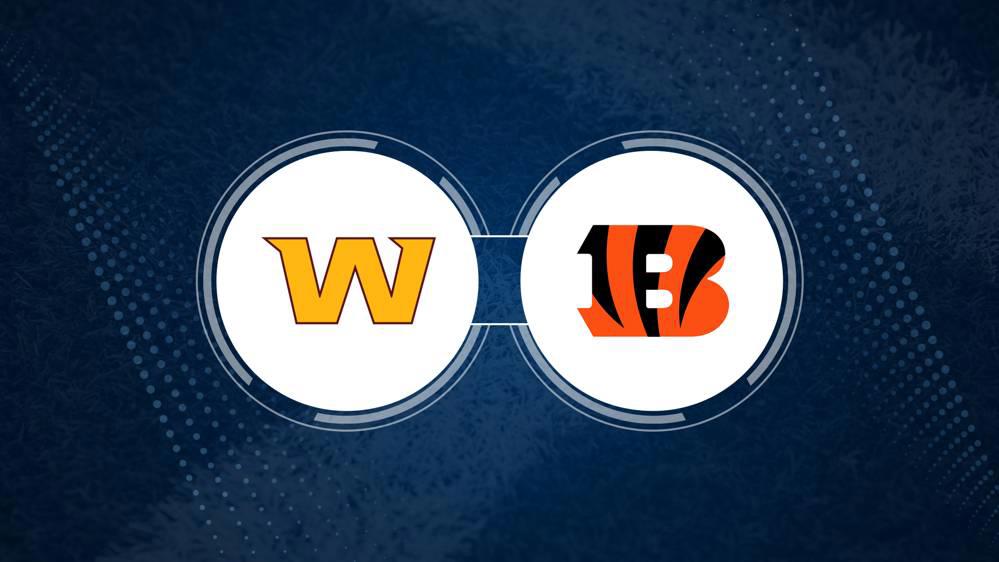 Best Bets, Odds for the Commanders vs. Bengals Monday Night Football