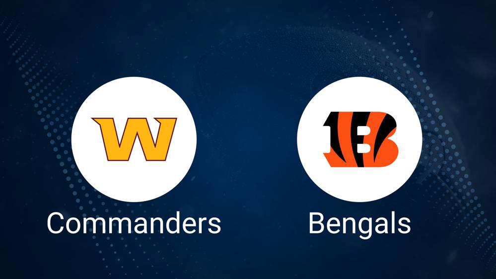 Commanders vs. Bengals Monday Night Football: Odds, Moneyline, and Spread - Week 3