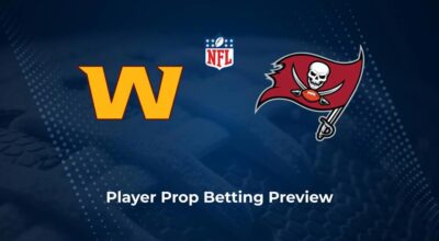 Commanders vs. Buccaneers Player Props & Odds – Week 1