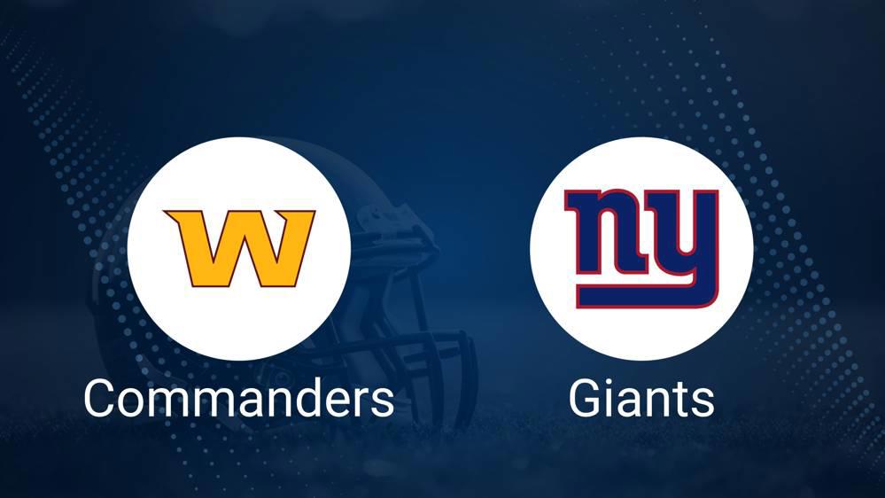 Commanders vs. Giants Predictions & Picks: Odds, Moneyline, Spread - Week 2