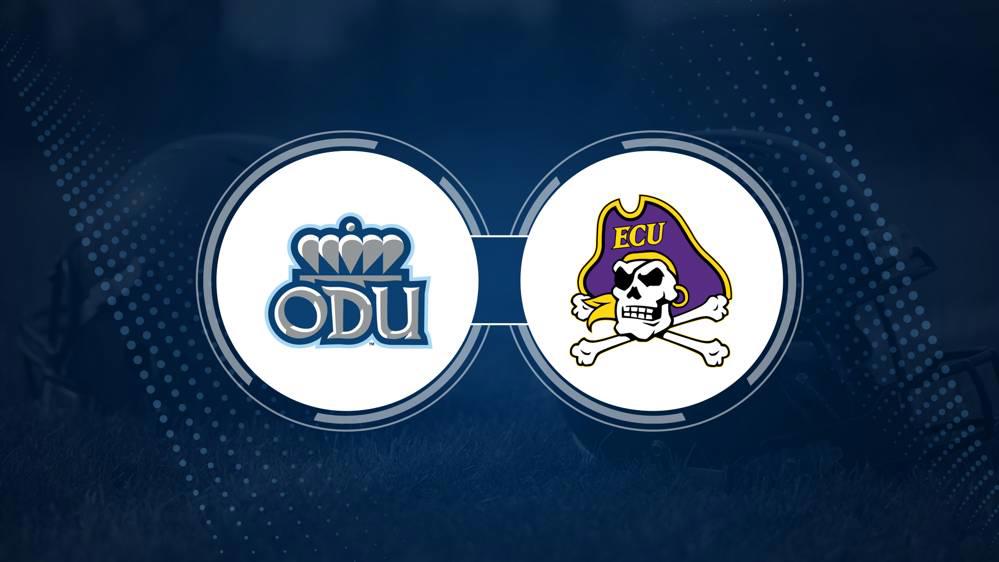 Old Dominion vs. East Carolina: Odds, spread, and over/under - Sept. 7