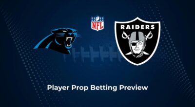 Panthers vs. Raiders Player Props & Odds – Week 3