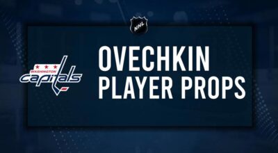 Alexander Ovechkin Player Prop Bets for the Capitals vs. Flyers Game - October 22