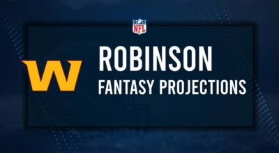 Brian Robinson Jr. Fantasy Projections: Week 8 vs. the Bears