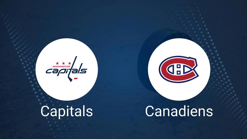 Capitals vs. Canadiens Injury Report Today - October 31