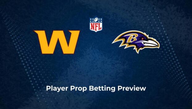 Commanders vs. Ravens Player Props & Odds – Week 6