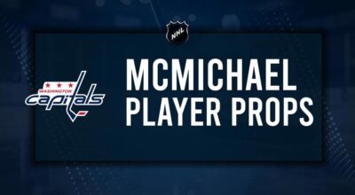 Connor McMichael Player Prop Bets for the Capitals vs. Canadiens Game - October 31