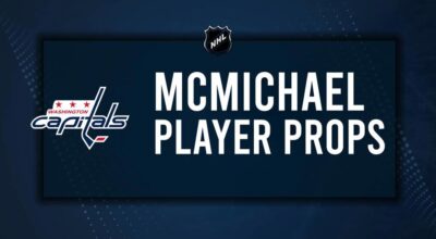 Connor McMichael Player Prop Bets for the Capitals vs. Flyers Game - October 22