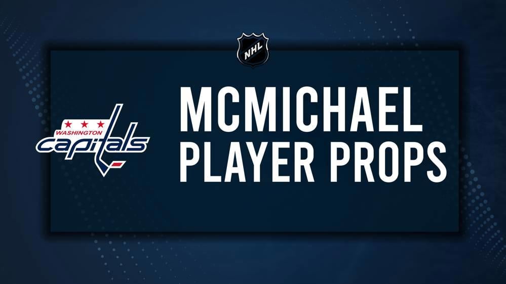 Connor McMichael Player Prop Bets for the Capitals vs. Flyers Game - October 22