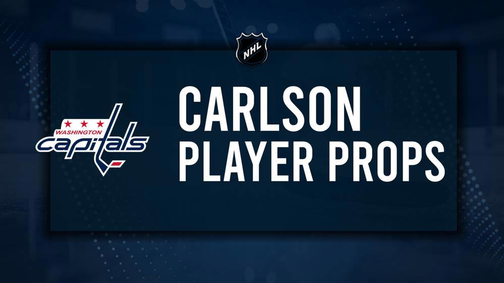 John Carlson Player Prop Bets for the Capitals vs. Canadiens Game - October 31