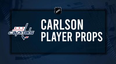 John Carlson Player Prop Bets for the Capitals vs. Lightning Game - October 26