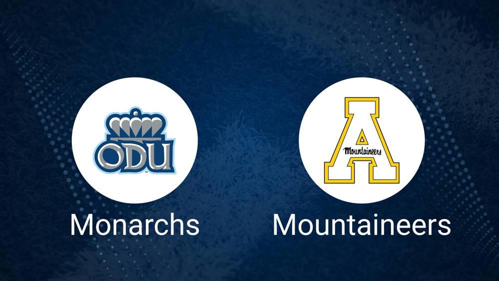 Old Dominion vs. Appalachian State Nov. 2 Tickets & Start Time