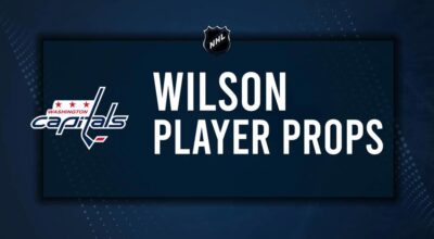 Tom Wilson Player Prop Bets for the Capitals vs. Flyers Game - October 22