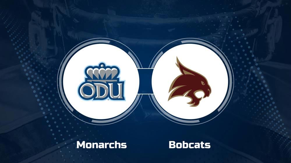 Where to Watch Old Dominion vs. Texas State on TV or Streaming Live - Oct. 19