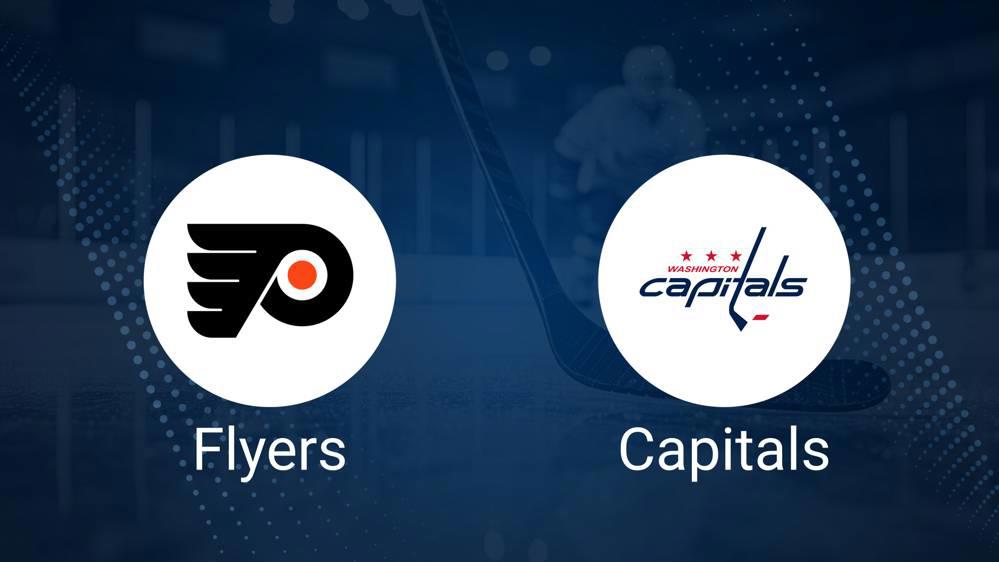 Where to Watch Philadelphia Flyers vs. Washington Capitals on TV or Streaming Live - October 22