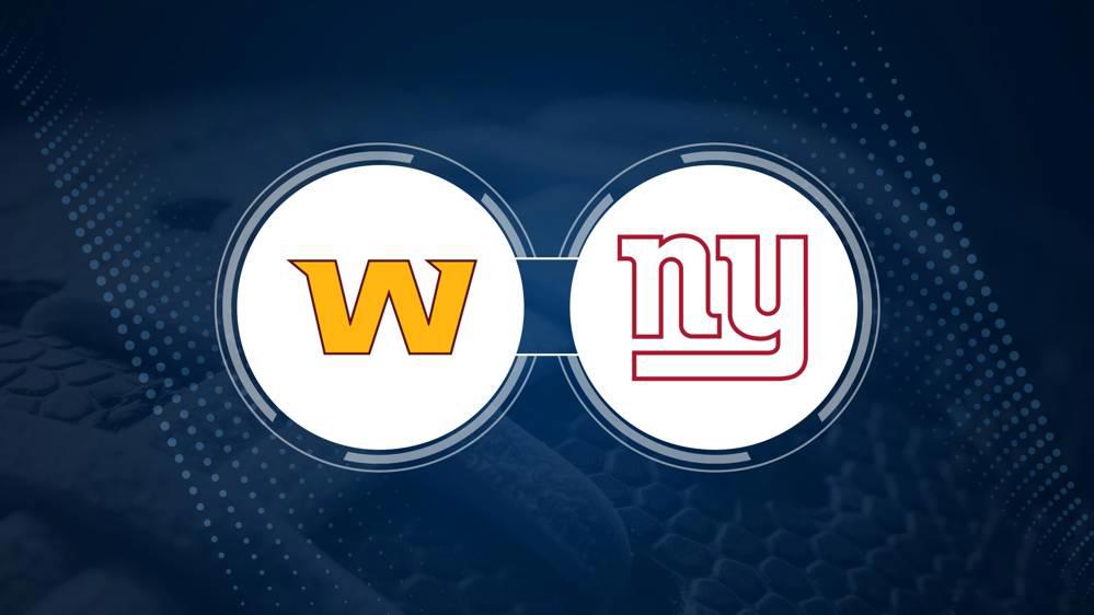 Best Bets, Odds for the Commanders vs. Giants Game – Week 9