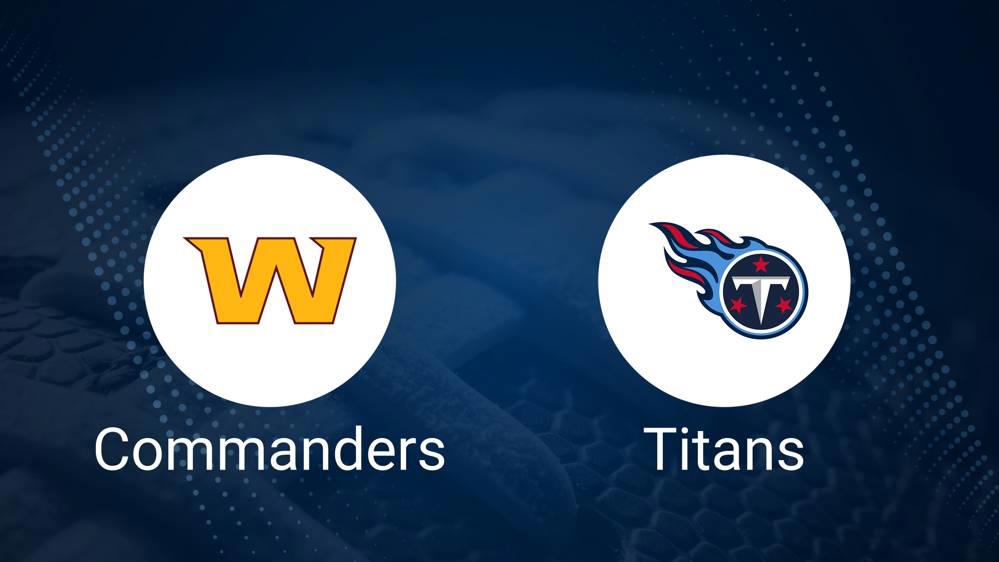 Commanders vs. Titans Predictions & Picks: Odds, Moneyline, Spread - Week 13