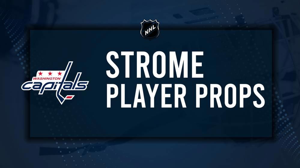 Dylan Strome Player Prop Bets for the Capitals vs. Hockey Club Game - November 18