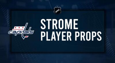 Dylan Strome Player Prop Bets for the Capitals vs. Penguins Game - November 8