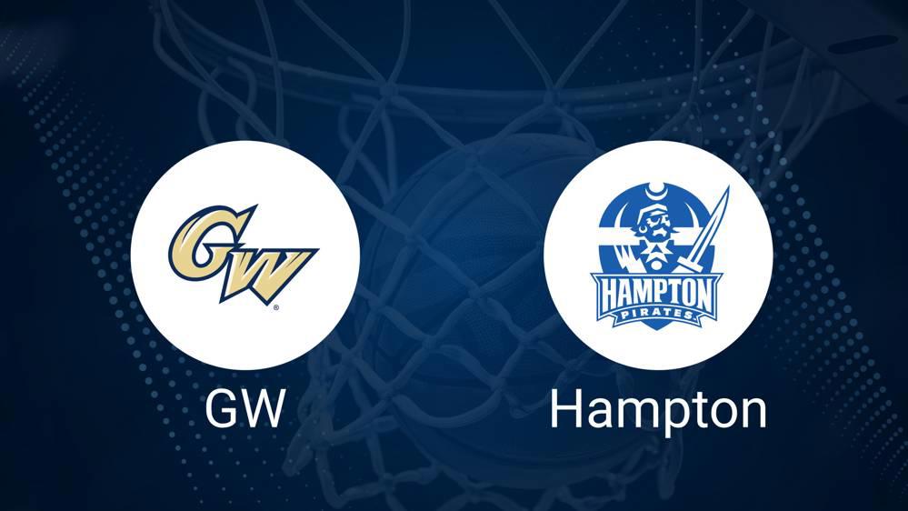 How to Watch George Washington vs. Hampton on TV or Live Stream - November 8