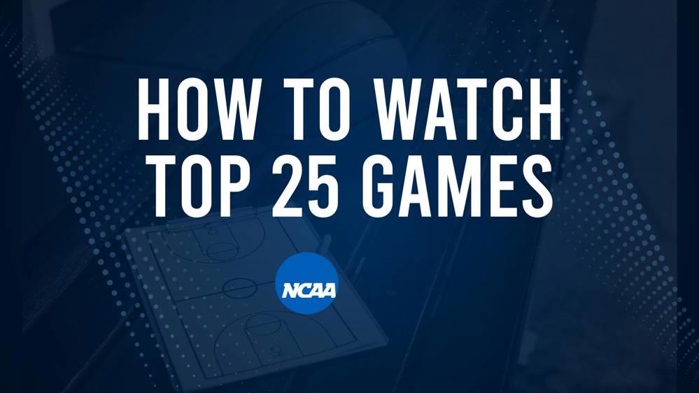 How to Watch Top 25 Women’s College Basketball Games – Friday, November 15