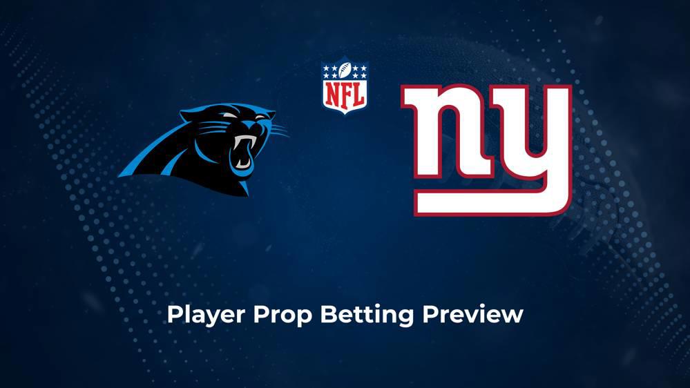 Panthers vs. Giants Player Props & Odds – Week 10