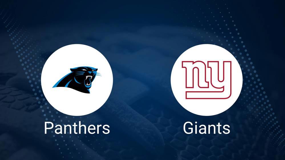 Panthers vs. Giants Predictions & Picks: Odds, Moneyline, Spread - Week 10