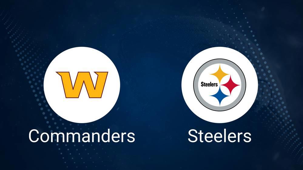 Where to Watch Commanders vs. Steelers on TV or Streaming Live - Nov. 10