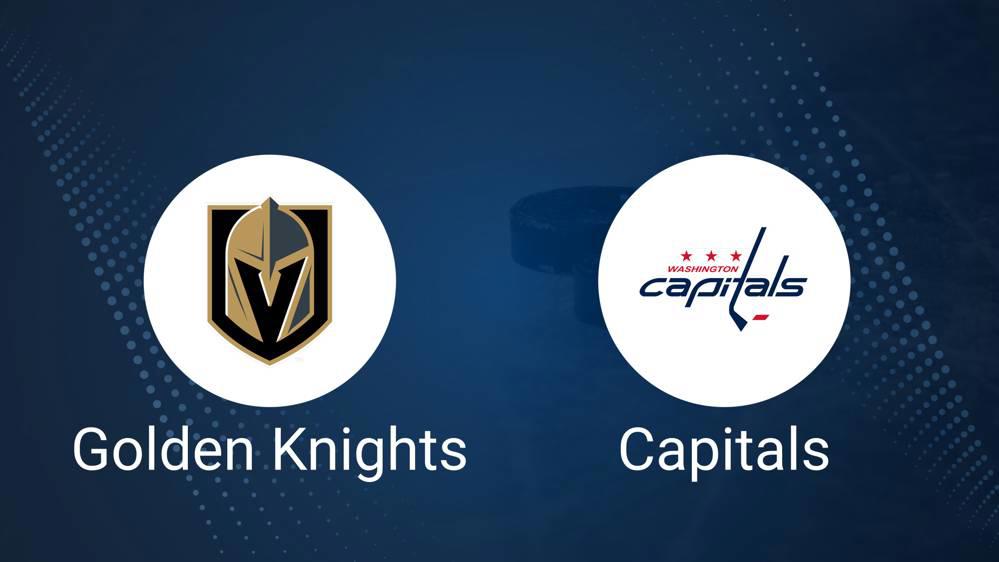 Where to Watch Vegas Golden Knights vs. Washington Capitals on TV or Streaming Live - November 17