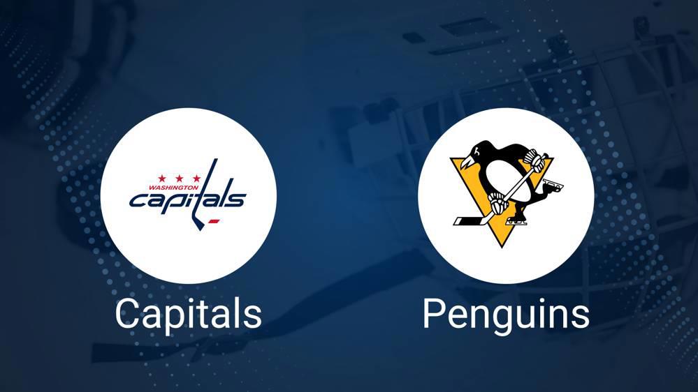 Where to Watch Washington Capitals vs. Pittsburgh Penguins on TV or Streaming Live - November 8