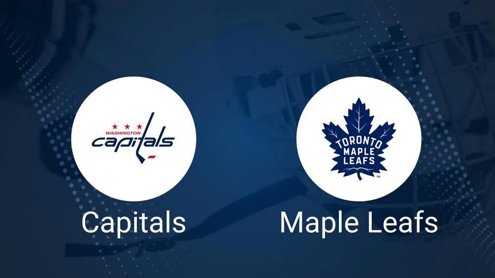 Where to Watch Washington Capitals vs. Toronto Maple Leafs on TV or Streaming Live - November 13