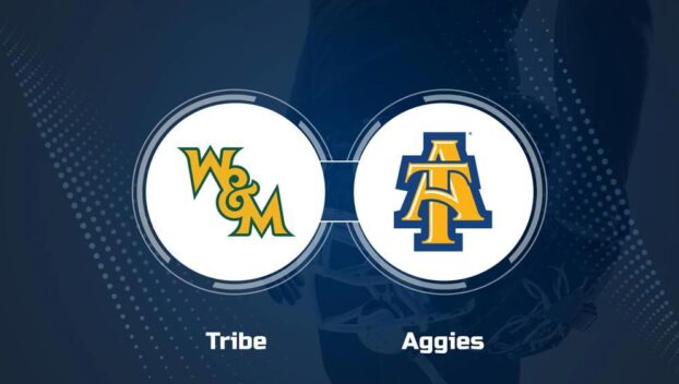 Where to Watch William & Mary vs. North Carolina A&T on TV or Streaming Live - Nov. 2