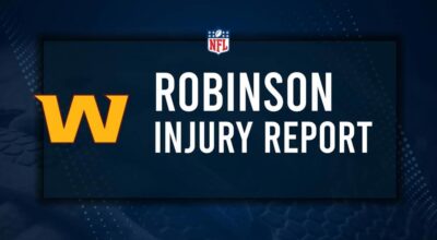 Will Brian Robinson Jr. Play in Week 10? NFL Injury Status, News & Updates