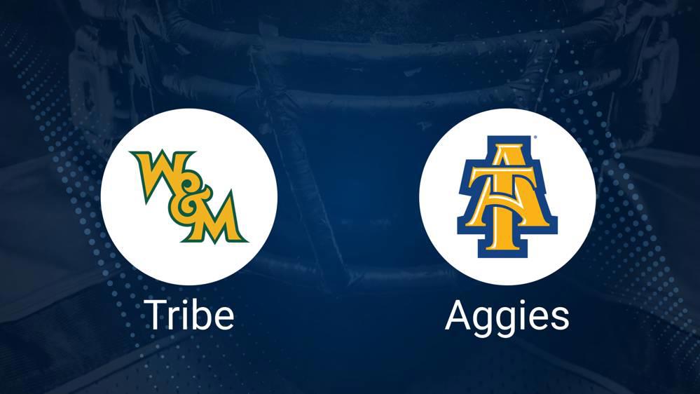 William & Mary vs. NC A&T Nov. 2 Tickets & Start Time