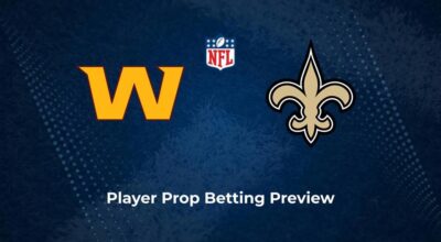 Commanders vs. Saints Player Props & Odds – Week 15