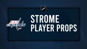 Dylan Strome Player Prop Bets for the Capitals vs. Sharks Game - December 3