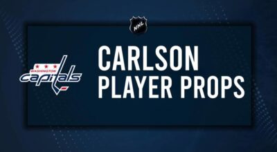 John Carlson Player Prop Bets for the Capitals vs. Red Wings Game - December 29