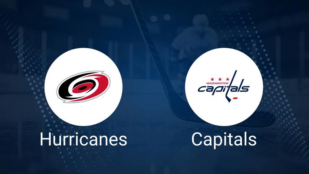 Where to Watch Carolina Hurricanes vs. Washington Capitals on TV or Streaming Live - December 20