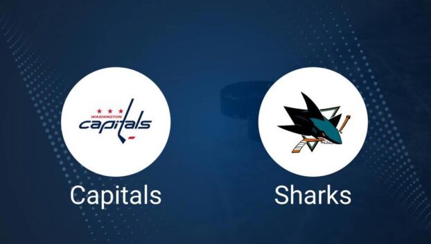 Where to Watch Washington Capitals vs. San Jose Sharks on TV or Streaming Live - December 3