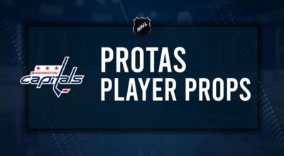 Aliaksei Protas Player Prop Bets for the Capitals vs. Sabres Game - January 6