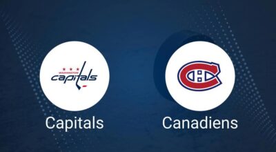 Capitals vs. Canadiens Injury Report Today - January 10